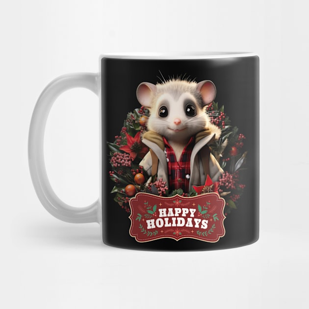 Christmas Possum by Puppy & cute